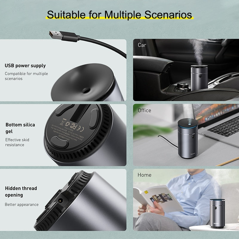 Car Diffuser Humidifier &amp; Air Purifier