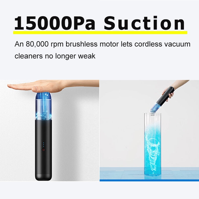 15000Pa Wireless Car Vacuum Cleaner