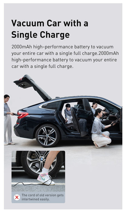 4000Pa Wireless Car Vacuum Cleaner