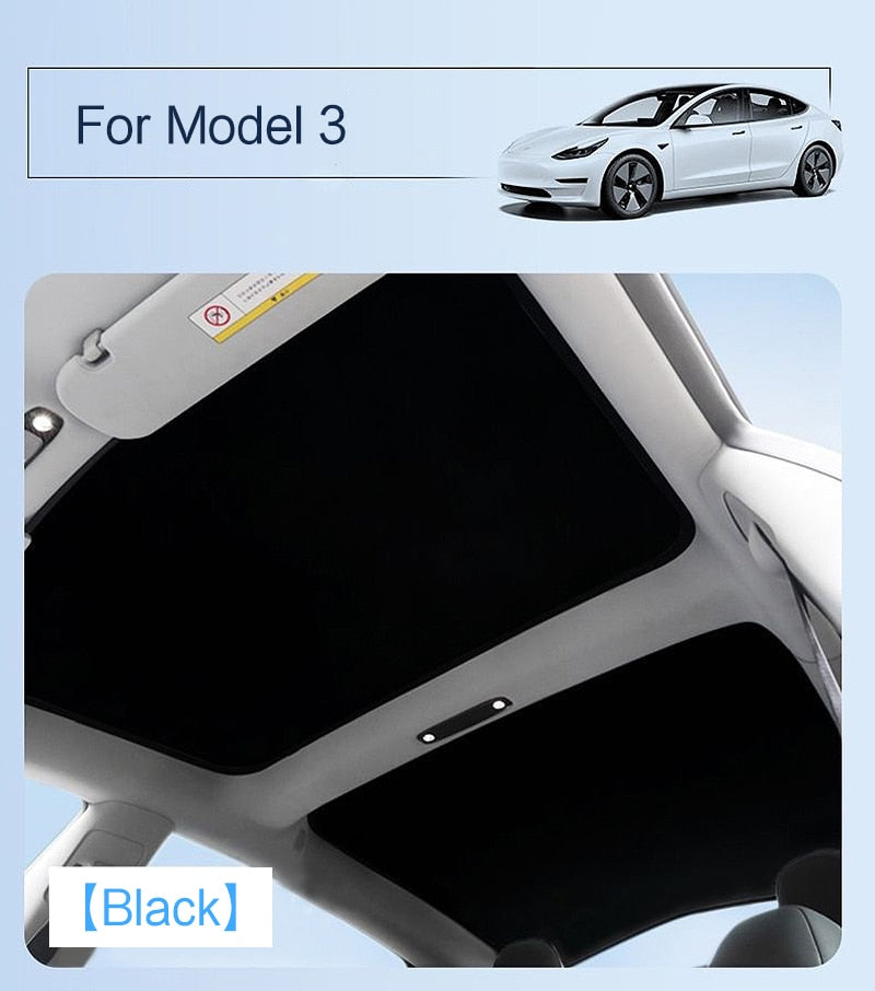 2021-2023 Tesla Model 3 &amp; Model Y Sunroof Sunshades