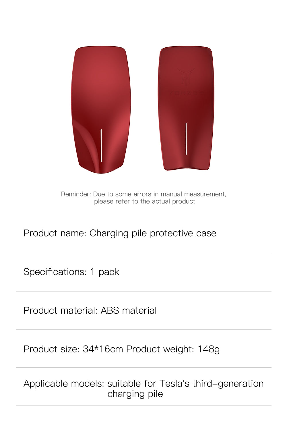 Protective Cover for Tesla Model 3 / Y Charging Station