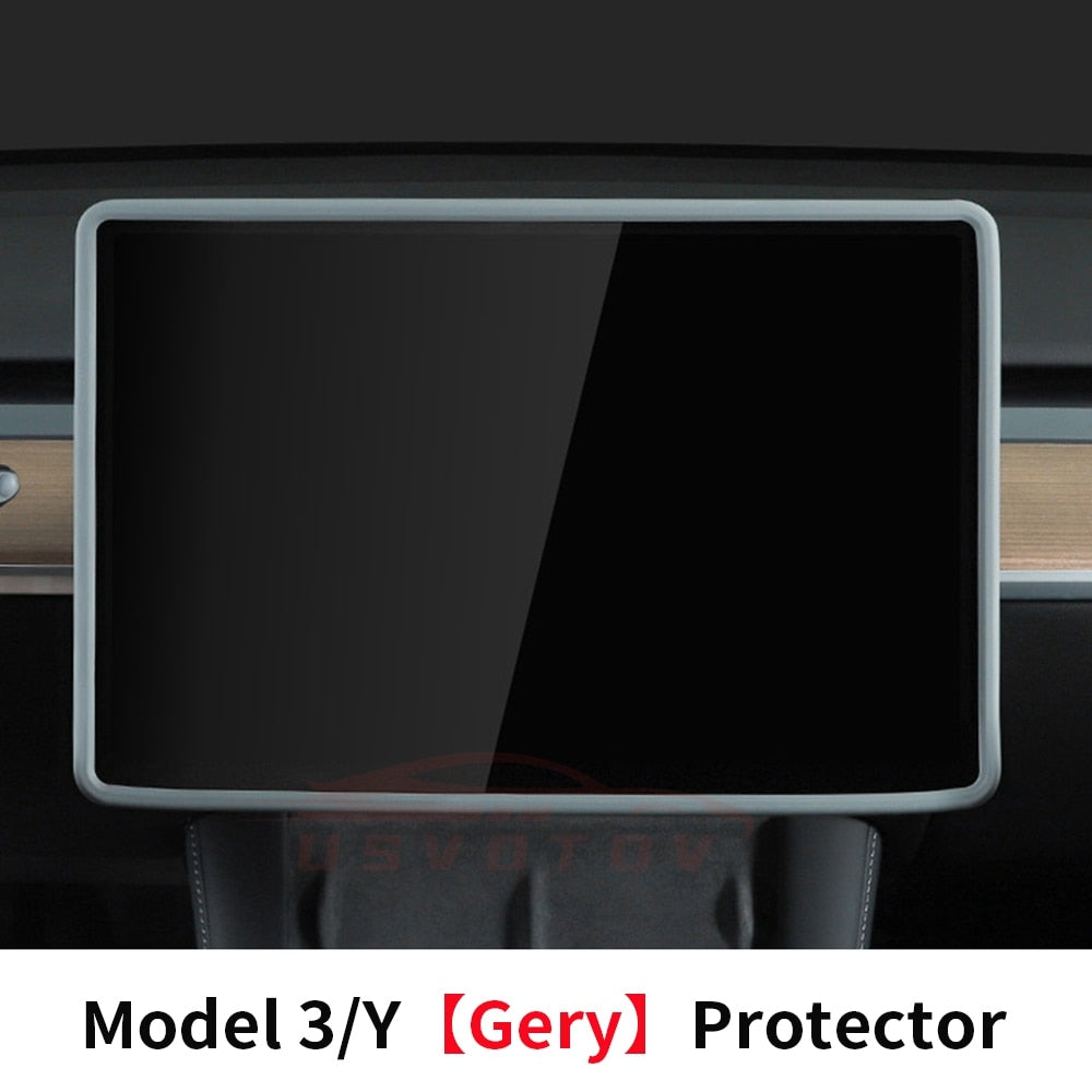 Silicone Screen Protector Frame for Tesla Model 3/Y