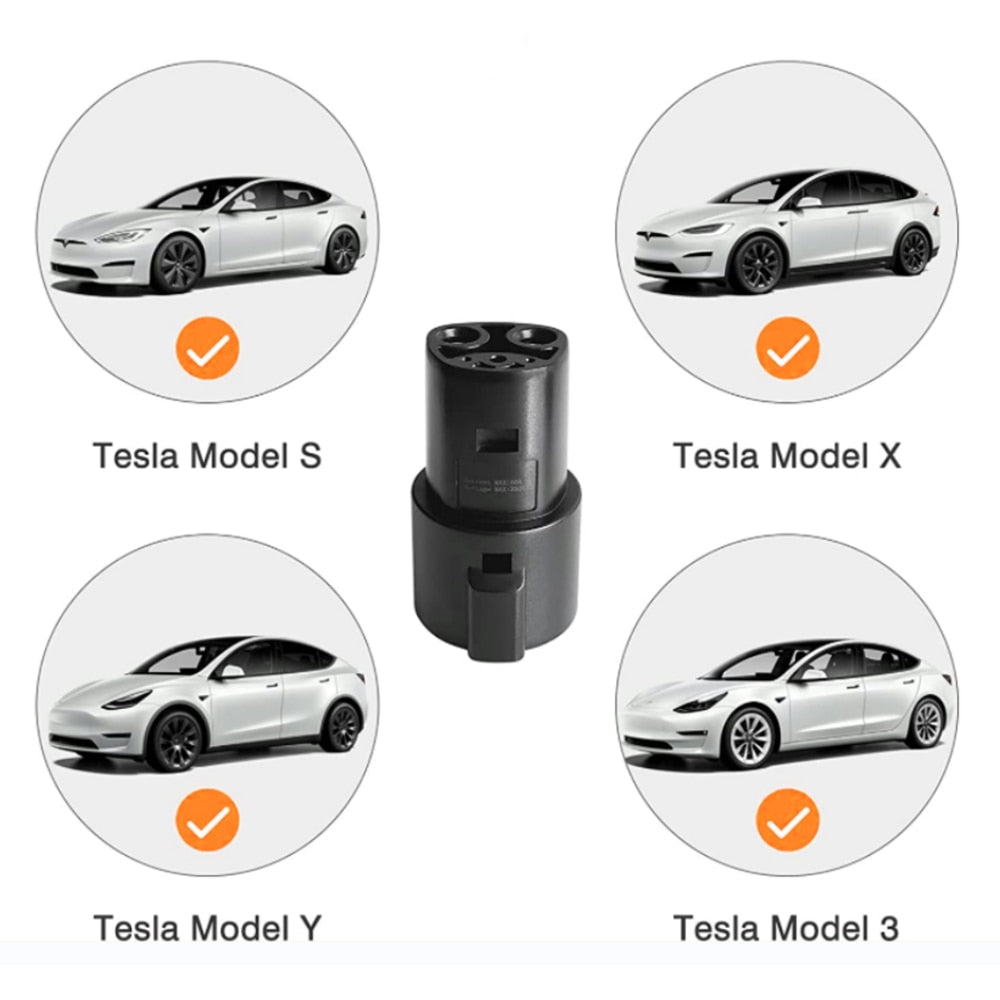 Tesla EV Charger Adapter - Type 1 J1772 to Tesla