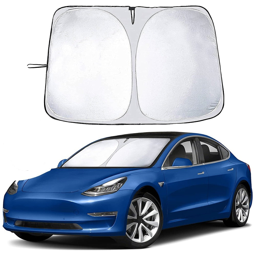 Foldable Windshield Sunshade for Tesla Model 3/Y/X/S