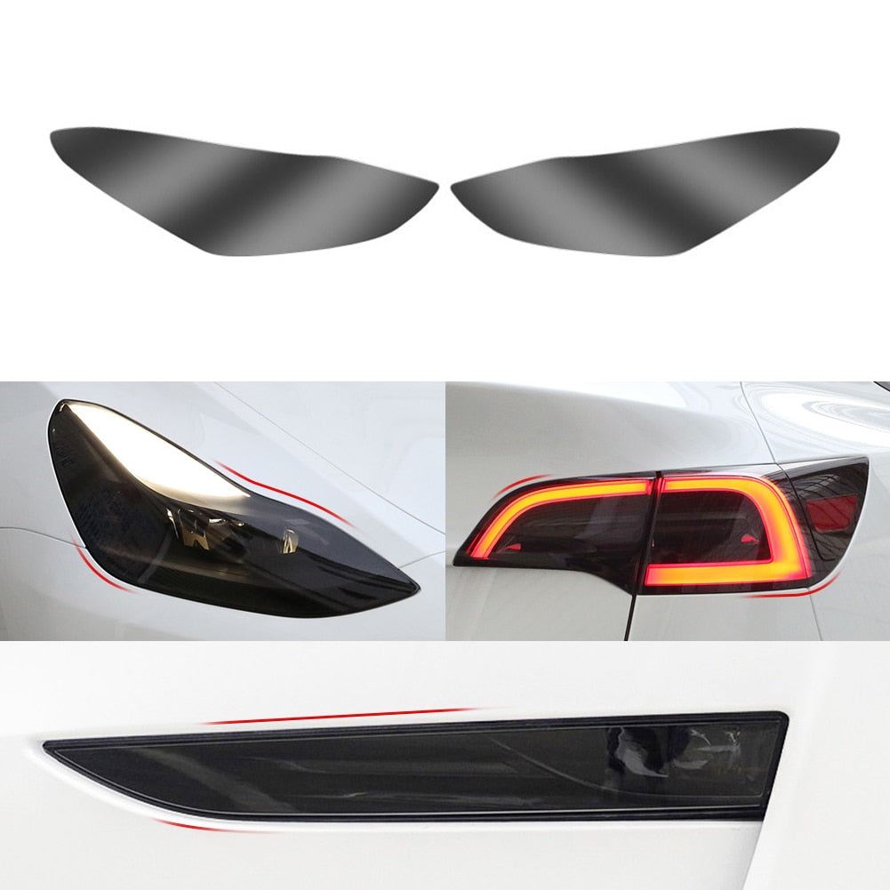 TPU Blackened Protective Film for Headlight, Taillight, Foglight